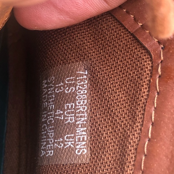 G.H. Bass Atwater 713288-BRTN Mens Brown Mid Top Lace Up Chukkas Boots SIZE 13 - Picture 8 of 10